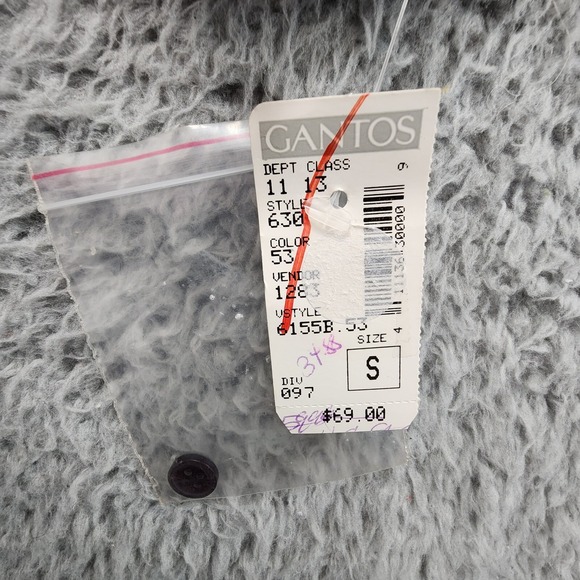 Vintage Gantos Blouse Womens Small Purple Lace Floral Whimsigoth Boho Witchy NEW - Picture 5 of 11